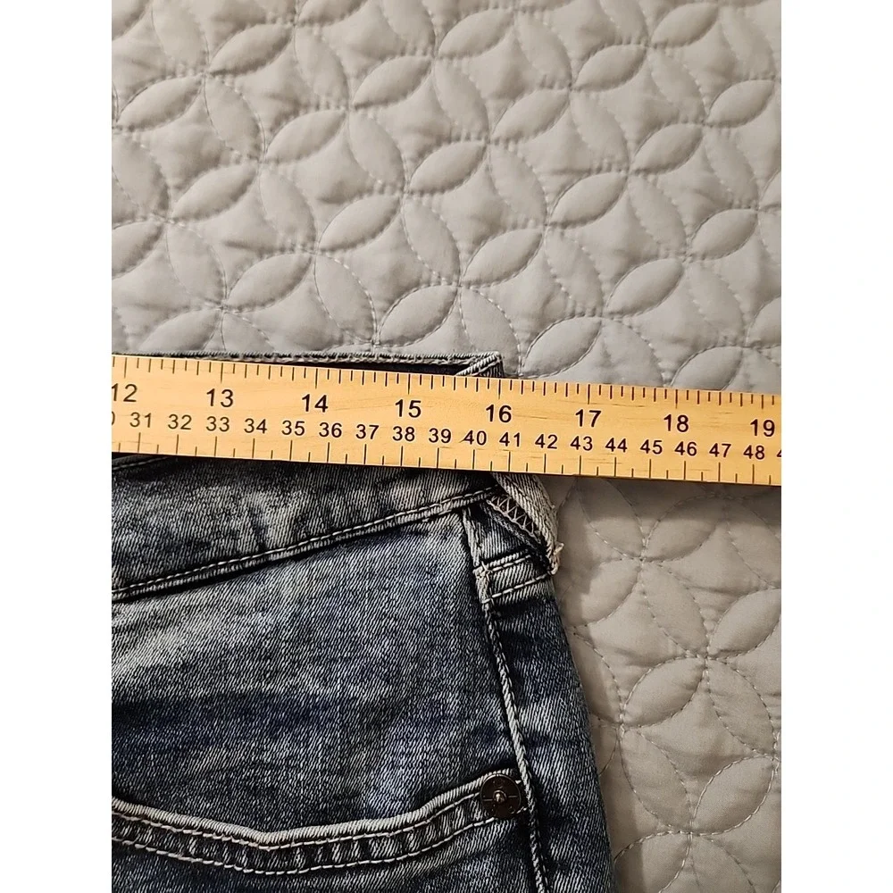 Men's‎ True Religion Rocco Jeans 32X34 Relaxed Skinny Stretch Distressed Denim